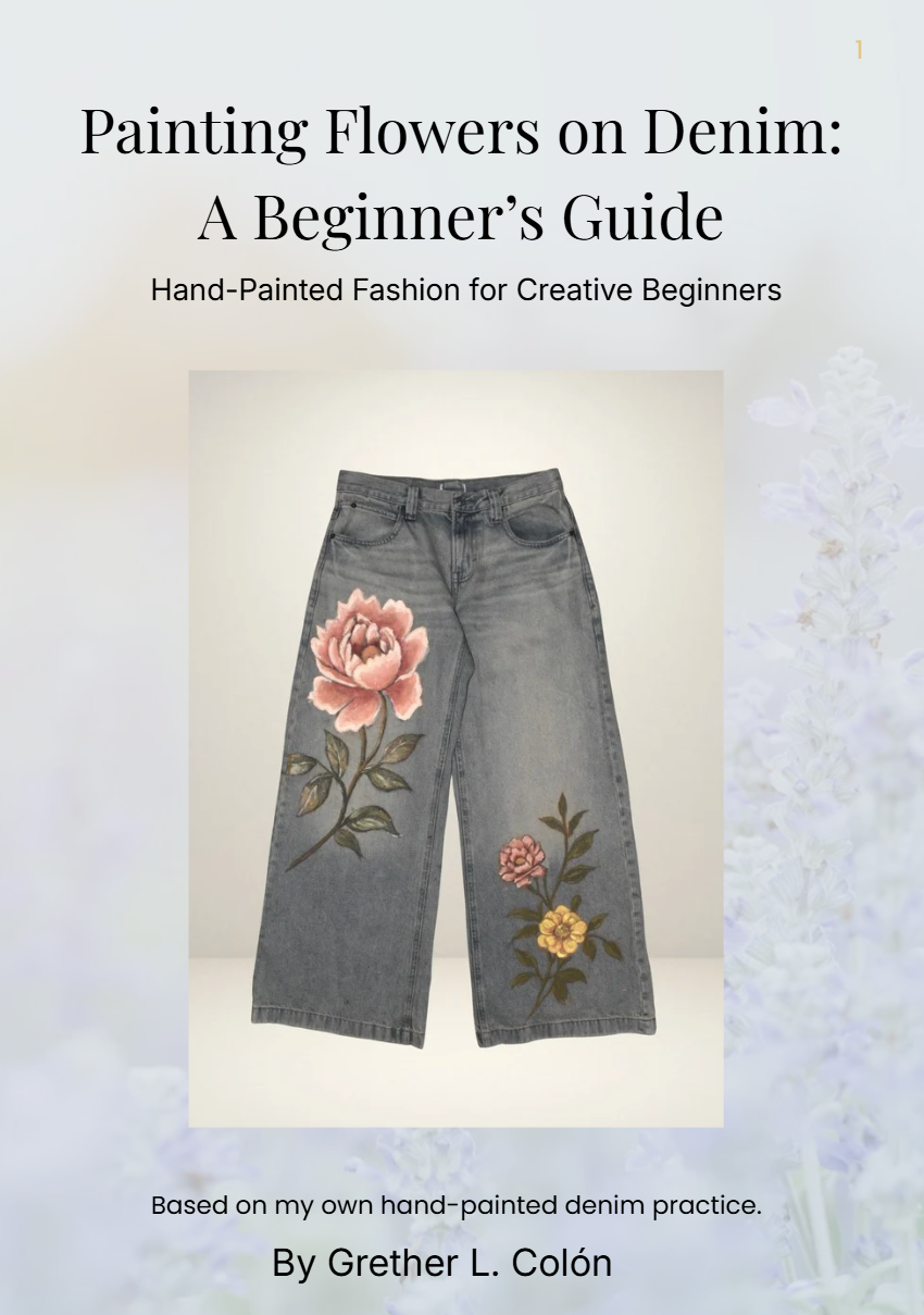 Painting Flowers on Denim: The Complete Beginner’s Guide